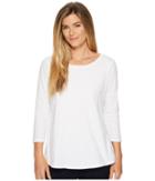 Woolrich First Forks 3/4 Sleeve Shirt (white) Women's Long Sleeve Pullover