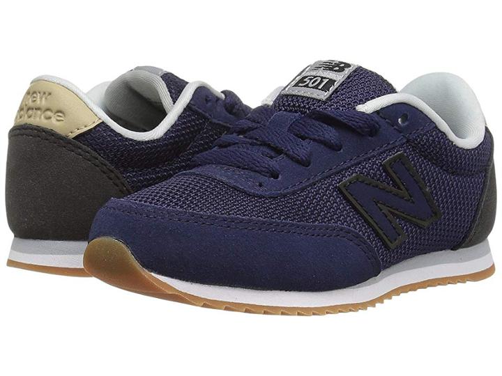 New Balance Kids Kl501v1 (little Kid/big Kid) (navy/black) Boys Shoes