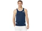 Adidas Active Tank (collegiate Navy/white) Men's Sleeveless