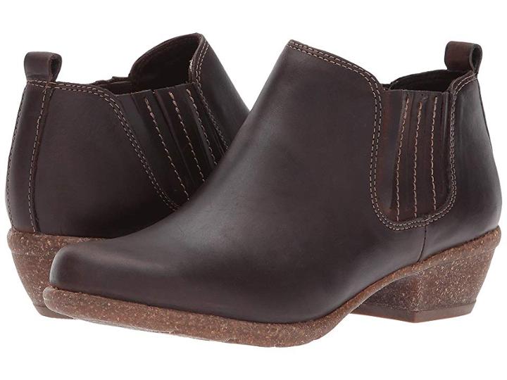 Clarks Wilrose Jade (brown Nubuck) Women's 1-2 Inch Heel Shoes