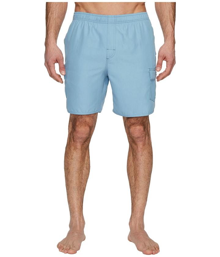 Quiksilver Waterman Balance Volley Swim Trunks (blue Shadow) Men's Swimwear
