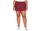 Nike Dry Tempo 3 Running Short (size 1x-3x) (red Crush/red Crush/red Crush/wolf Grey) Women's Shorts