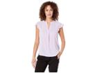 Calvin Klein Cap Sleeve V-neck Top (opal) Women's Clothing