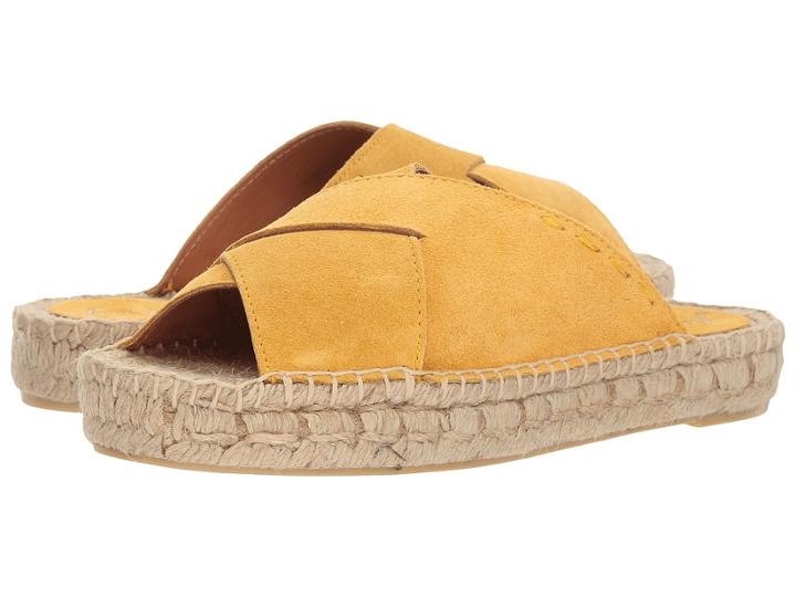 Free People Tuscan Slip-on Espadrille (mustard) Women's Sandals