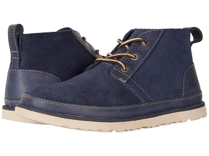 Ugg Neumel Unlined Leather (navy) Men's  Shoes