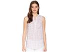 Joules Zinnia Sleeveless Pop Over Blouse (white Summer Mosaic) Women's Blouse