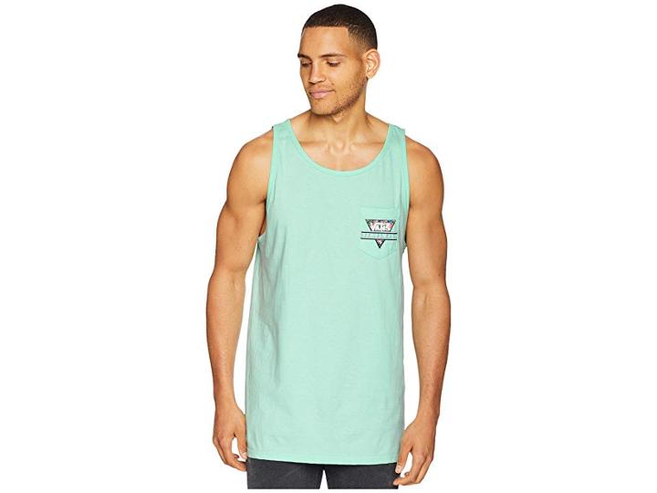 Vans Retro Tri Pocket Tank Top (mint) Men's Sleeveless
