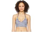 Splendid Nautical By Nature Crop Bra Top (navy) Women's Swimwear