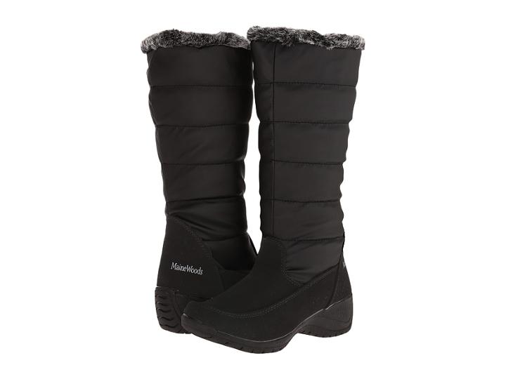 Maine Woods Elana (black) Women's Zip Boots