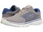 Skechers Performance Go Walk 4 (gray/blue) Men's Walking Shoes