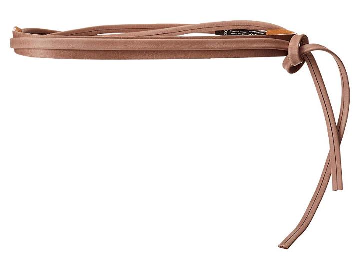 Ada Collection Skinny Wrap Belt (taupe) Women's Belts