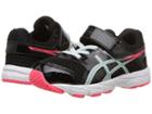 Asics Kids Pre-contend 4 Ts (toddler) (black/soothing Sea) Girls Shoes