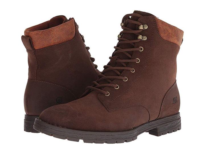 Born Pike Lace (dark Brown (siena) Distressed) Men's Shoes