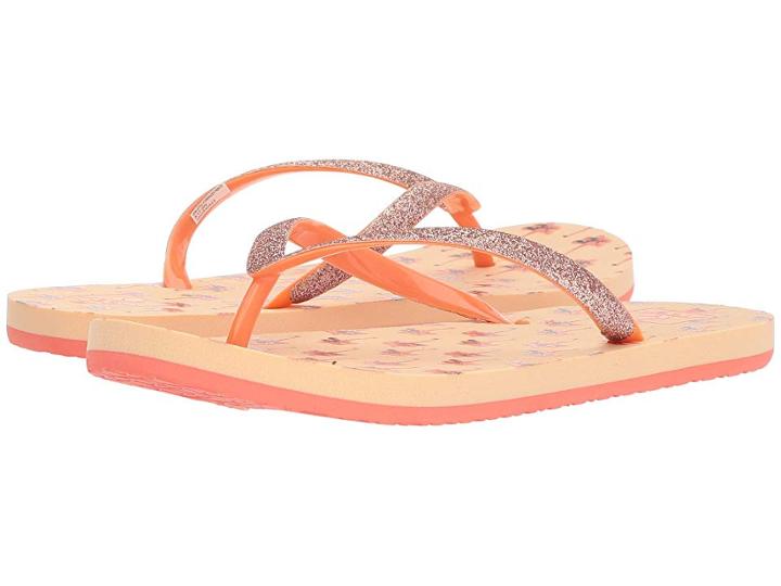 Reef Kids Little Stargazer Prints (infant/toddler/little Kid/big Kid) (coral Palm) Girls Shoes