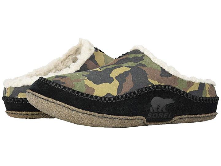 Sorel Falcon Ridge (black Wool) Men's Slip On  Shoes