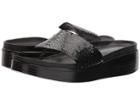 Donald J Pliner Fifi 19 (black Snake) Women's Wedge Shoes