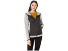 O'neill Piste Hoodie Baffle Fleece (silver Melee) Women's Fleece