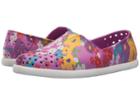 Native Kids Shoes Verona Print (little Kid) (peace Purple/shell White/daisy Chain) Girl's Shoes