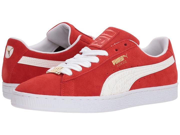 Puma Suede Classic Bboy Fabulous (flame Scarlet/puma White) Men's Shoes