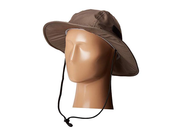 San Diego Hat Company Ocm4624 Lightweight Boonie Hat With Side Velcro, Sealed Seams And Adjustable Chin Cord (dark Khaki) Traditional Hats