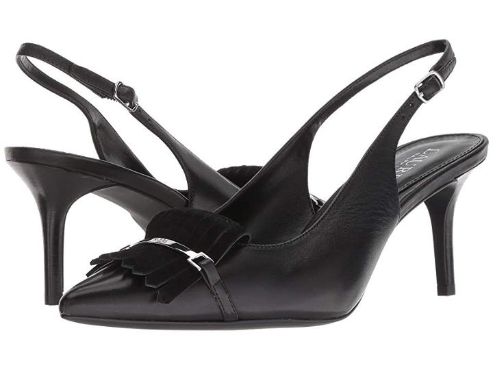 Lauren Ralph Lauren Latasha (black/black Burn Calf/kid Suede) Women's Shoes