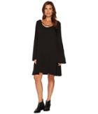 Stetson 1446 Rayon Twill Dress (black) Women's Dress