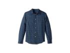 Polo Ralph Lauren Kids Plaid Cotton Twill Shirt (big Kids) (blue Multi) Boy's Clothing