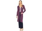 Scully Bonita Long Cardigan (iris) Women's Sweater