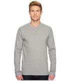 Vintage 1946 Rib Henley (charcoal) Men's Long Sleeve Pullover