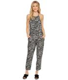Roxy Young Romance Woven Dress (anthracite Dear Frida) Women's Jumpsuit & Rompers One Piece
