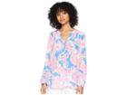 Lilly Pulitzer Elsa Top (bennet Blue Bay Dreamin) Women's Blouse