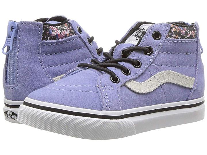 Vans Kids Sk8-hi Zip (infant/toddler) ((mte) Lavender Lustre) Girls Shoes