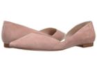 Marc Fisher Ltd Sunny D'orsay Flat (light Pale Rust Kid Suede) Women's Dress Flat Shoes