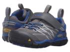Keen Kids Chandler Cnx (toddler/little Kid) (gargoyle/true Blue) Boys Shoes