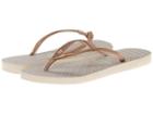 Havaianas Slim Tribal Flip Flops (beige) Women's Shoes