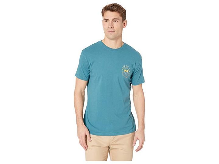 Roark Fear The Gradient Sea Short Sleeve Tee (ocean) Men's T Shirt