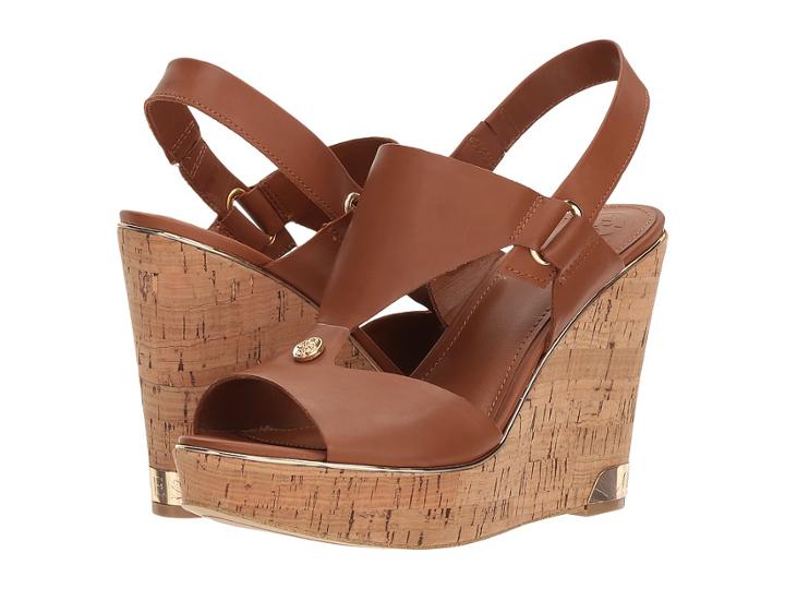 Guess Hulda (old Tan Leather) Women's Wedge Shoes