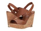 Guess Hulda (old Tan Leather) Women's Wedge Shoes