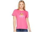 Life Is Good Wildflower Bear Crusher Tee (fiesta Pink) Women's T Shirt