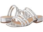 Franco Sarto Fitz (silver Shiny Snake Pu) Women's Shoes