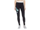 Nike Nsw Leggings Graphic Hyper Femme (black/white) Women's Casual Pants
