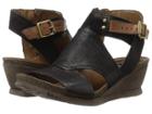 Miz Mooz Scout (black) Women's Wedge Shoes