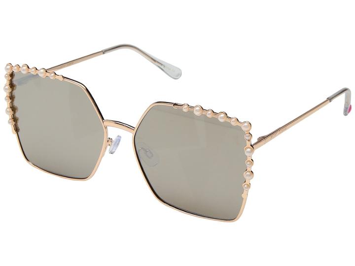 Betsey Johnson Bj498001 (gold/pink) Fashion Sunglasses
