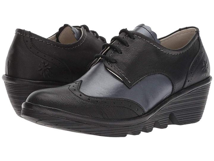 Fly London Palt (black/graphite Mousse/kelpie) Women's Shoes