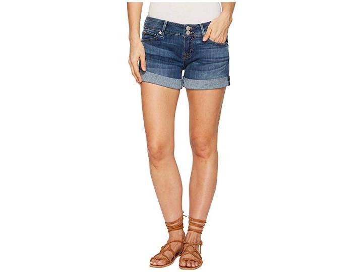 Hudson Jeans Croxley Mid Thigh Shorts In Paramour (paramour) Women's Shorts