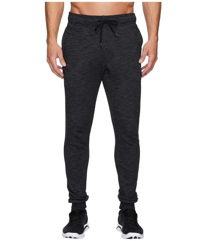 Under Armour Ua Baseline Tapered Fleece Pants (black/black/stealth Gray) Men's Casual Pants