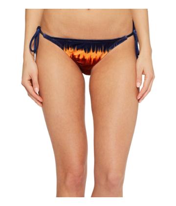 The Bikini Lab Dip Dye For You String Tie Side Bikini Bottom (orange) Women's Swimwear