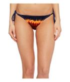 The Bikini Lab Dip Dye For You String Tie Side Bikini Bottom (orange) Women's Swimwear