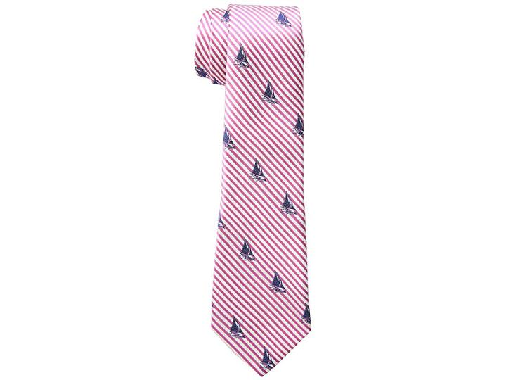 Lauren Ralph Lauren Seersucker Sail Tie (pink) Ties