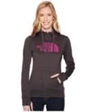 The North Face Fave 1/2 Dome Full Zip 2.0 (tnf Dark Grey Heather/wild Aster) Women's Sweatshirt